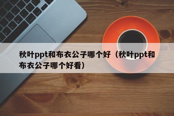 秋叶ppt和布衣公子哪个好（秋叶ppt和布衣公子哪个好看）