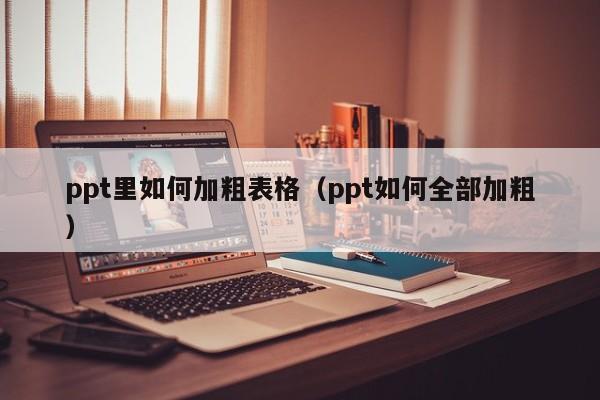 ppt里如何加粗表格（ppt如何全部加粗）