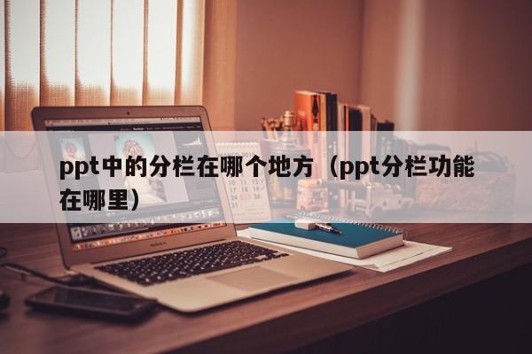 ppt中的分栏在哪个地方（ppt分栏功能在哪里）