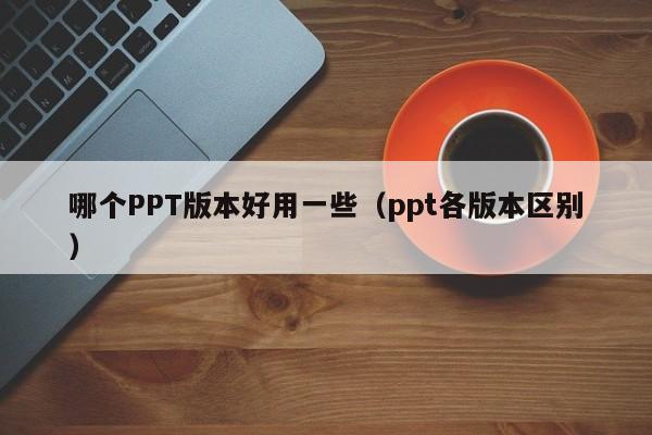 哪个PPT版本好用一些（ppt各版本区别）