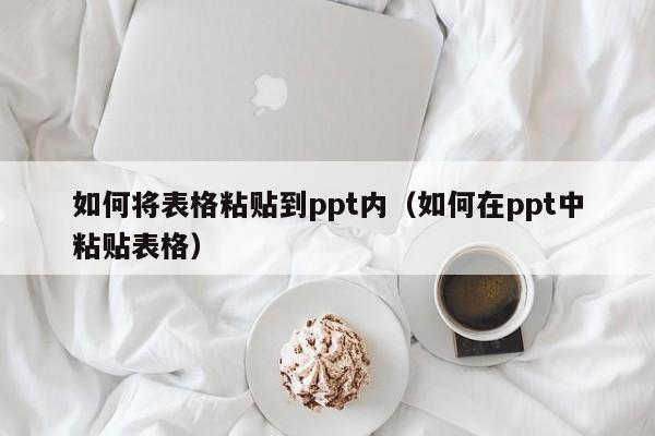 如何将表格粘贴到ppt内（如何在ppt中粘贴表格）