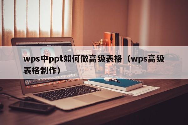 wps中ppt如何做高级表格（wps高级表格制作）