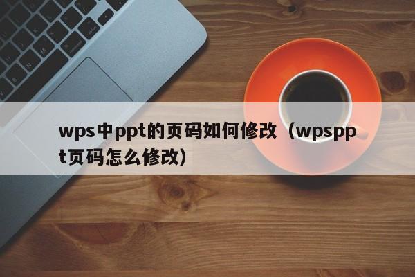 wps中ppt的页码如何修改（wpsppt页码怎么修改）