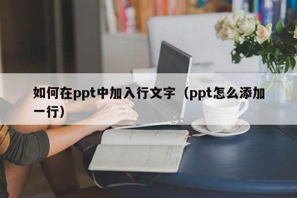 如何在ppt中加入行文字（ppt怎么添加一行）
