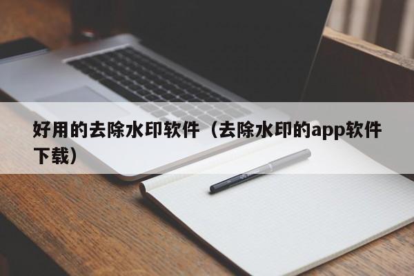 好用的去除水印软件（去除水印的app软件下载）