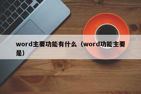 word主要功能有什么（word功能主要是）