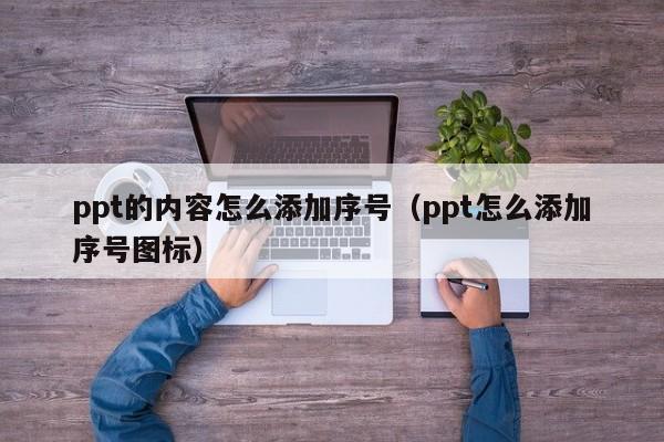 ppt的内容怎么添加序号（ppt怎么添加序号图标）